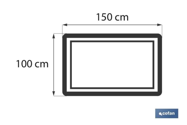 TOALLA BAÑO ROSA CLARO GR.580/M2 MODELO FLOR 100X150cm (PACK: 1 UDS)