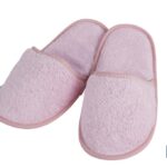 ZAPATILLAS BAÑO ROSA CLARO MODELO FLOR TALLA.M (PACK: 1 UDS)