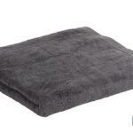 TOALLA BAÑO GRIS ANTRACITA GR.580/M2 MODELO PIEDRA 100X150cm (PACK: 1 UDS)